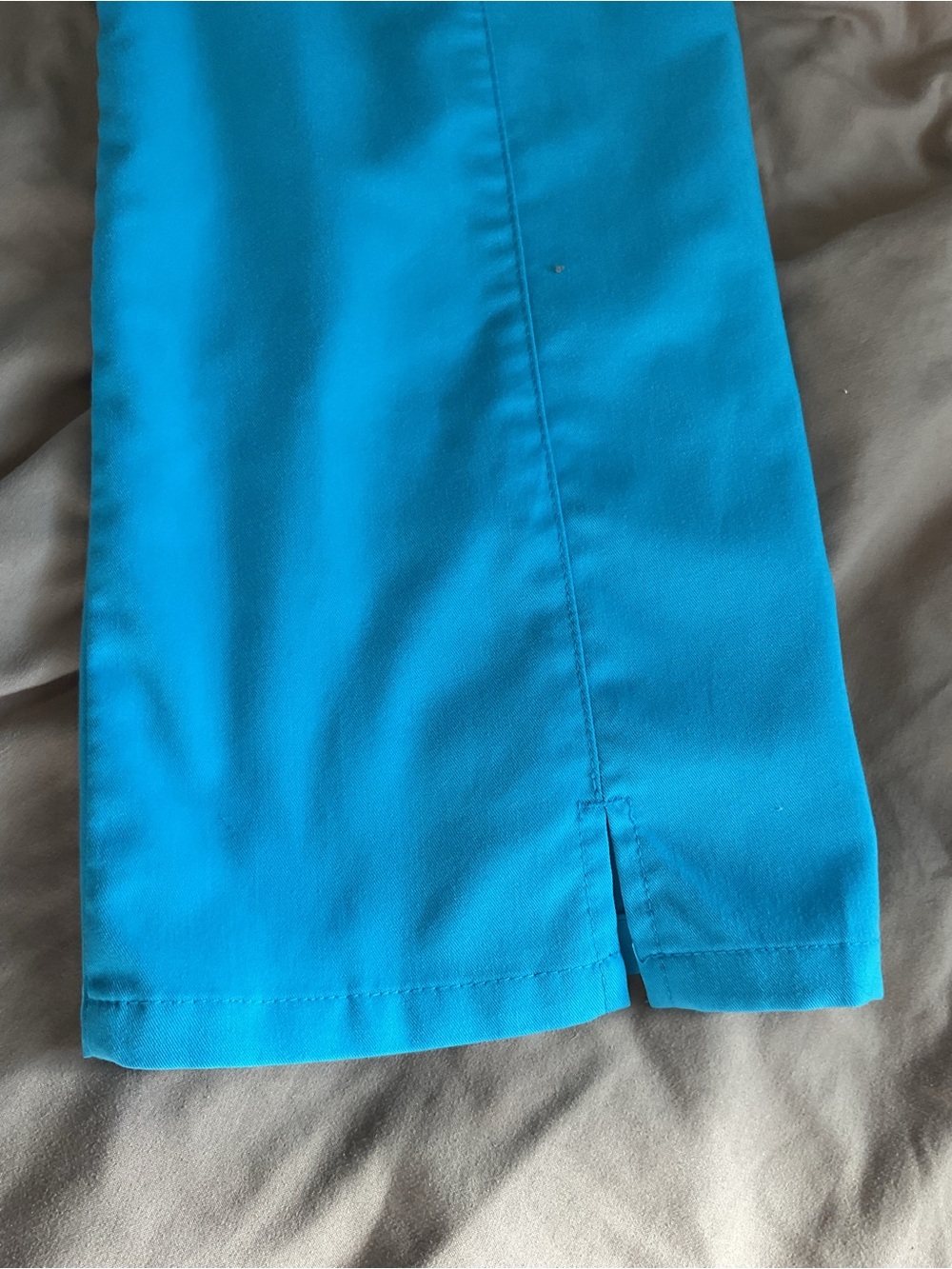 Grey's Anatomy pro wear Barco Teal Spandex Stretch Scrub bottoms size xs petite - Picture 6 of 12
